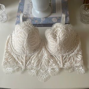 Victoria's Secret Cream Lace Bandeau